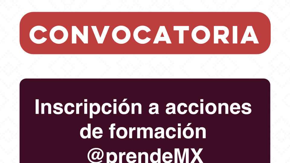 Inscripción a Acciones de Formación @aprendeMX
